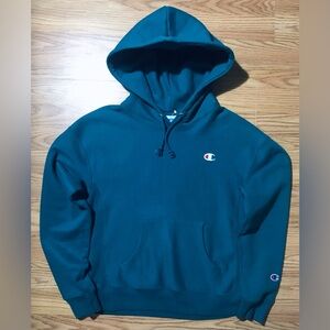 Champion Reverse Weave Pullover Hoodie Sweatshirt Mens S Green NWOT